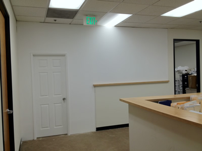 Finished wall